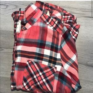 Abercrombie & Fitch Red Button up Women’s Flannel